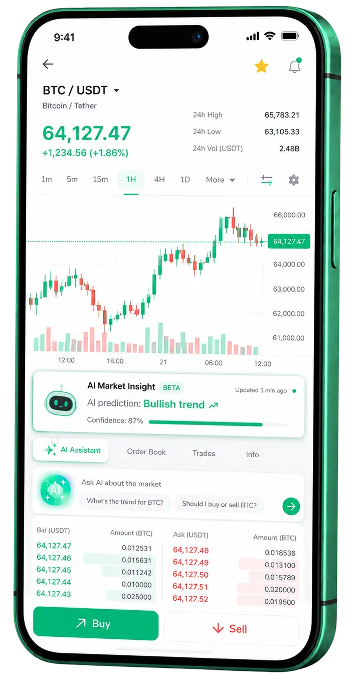 Pantalla móvil de trading en Epic Lotemax Hub